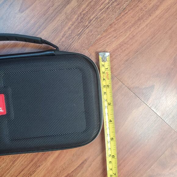 Nintendo Switch Black Case with Top Handle Full Zip Around Travel Stand - Picture 11 of 11